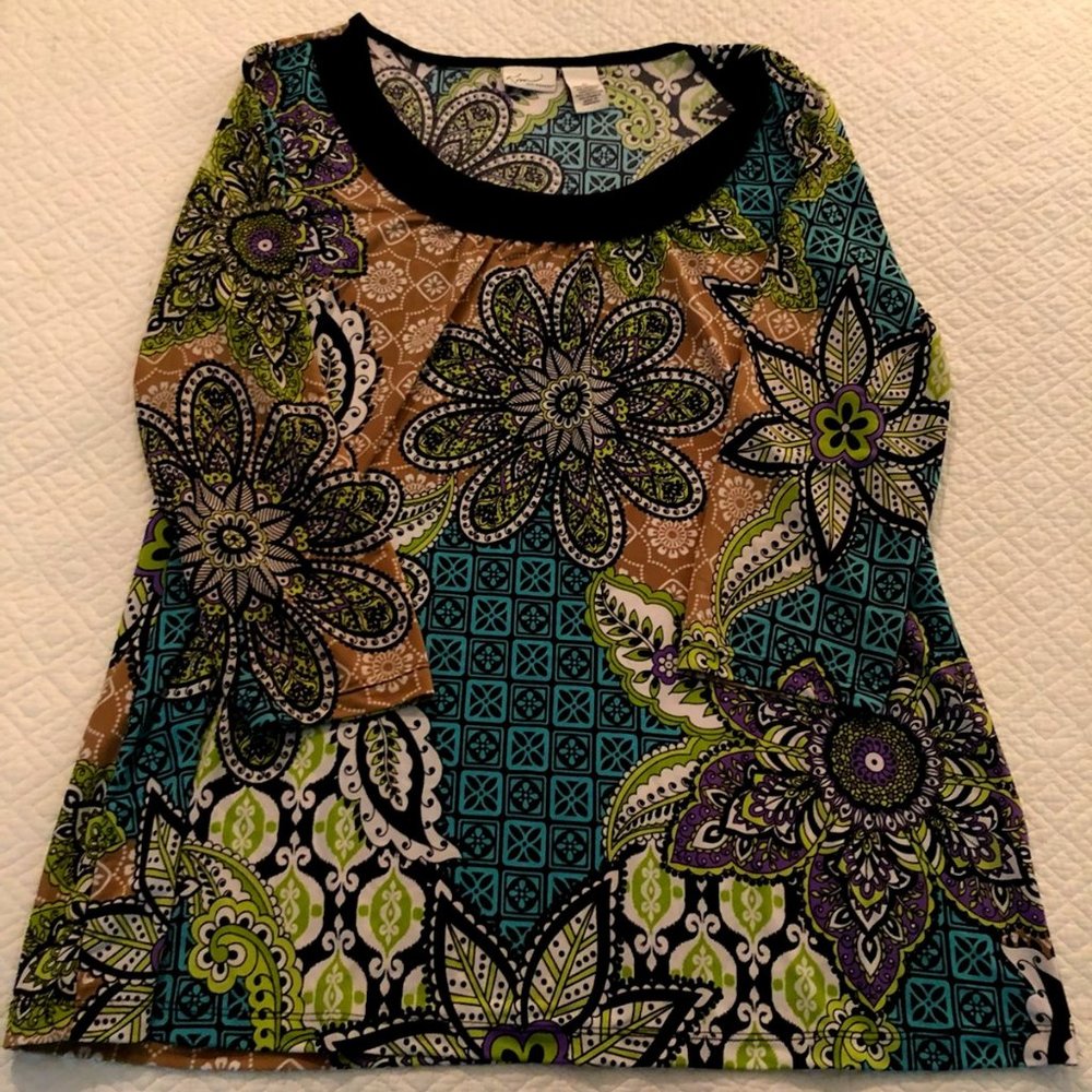 Women's NWOT XL Kim Rogers Blouse